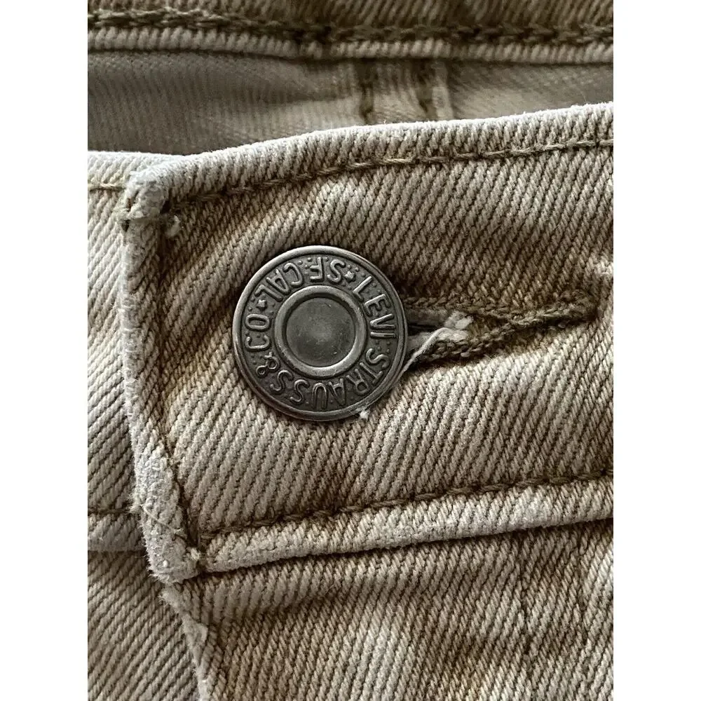 LEVI’S 511 Slim Fit Tan Denim Jeans sz 31x32 (actual 29x29)